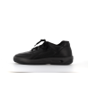 basket noire en cuir